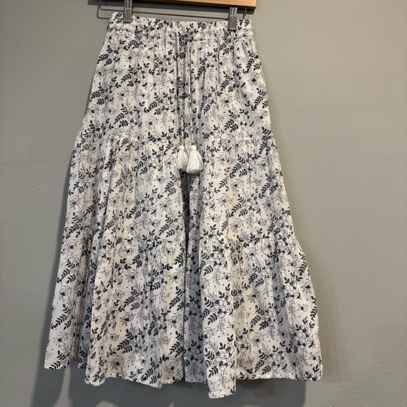 Cleobella Dresses & Skirts - Cleobella Floral Tiered Midi Skirt Organic Cotton Boho XS